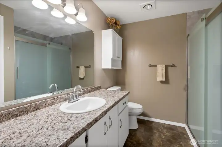 Primary Bath with Walk In Shower