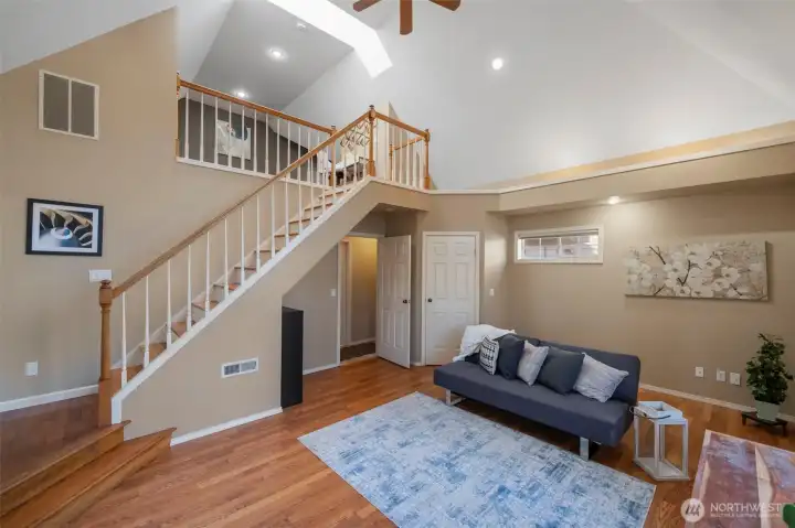 This flexible space works beautifully for multigenerational living, guests, or a private home office setup.