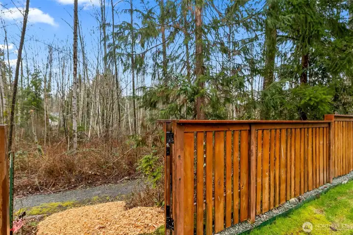 lockable gate access to trails
