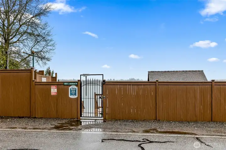 private park for the homes in the reserve