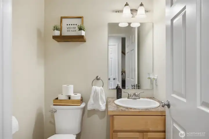 Half Bath/Powder room downstairs