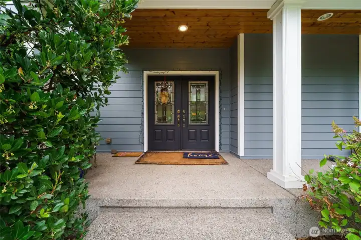 Front entry beckons you inside.