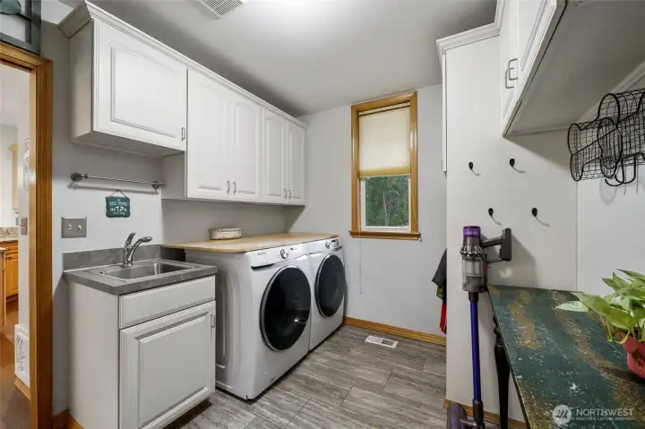 Laundry/mud room.