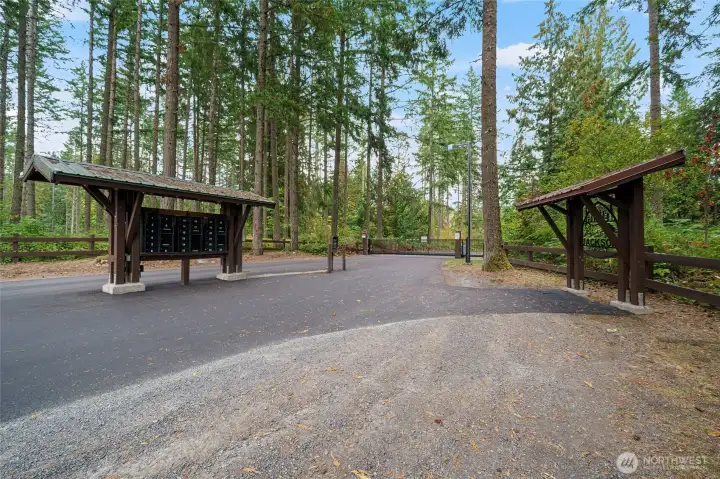 Gated McKenna Forest Reserve community.
