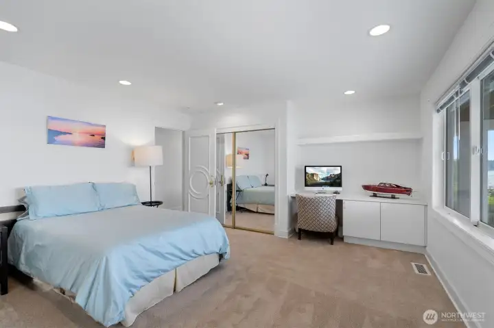 Bedroom on the lower floor.