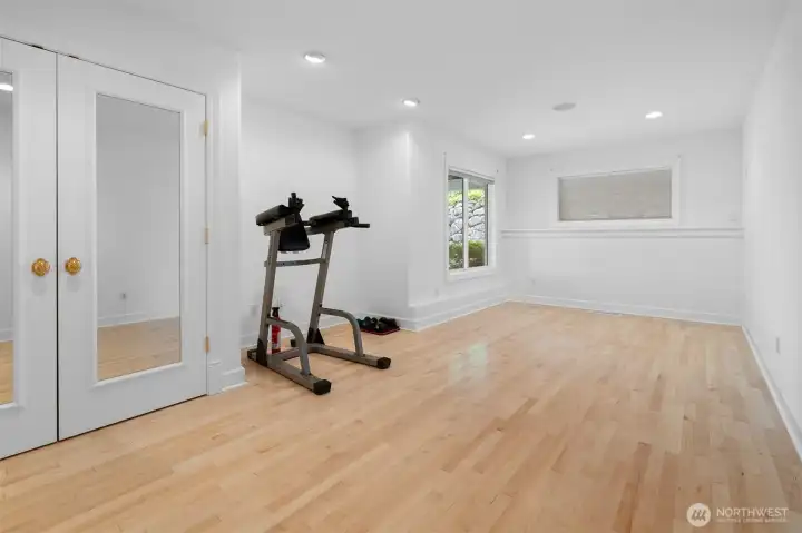 Another bedroom on the lower floor.