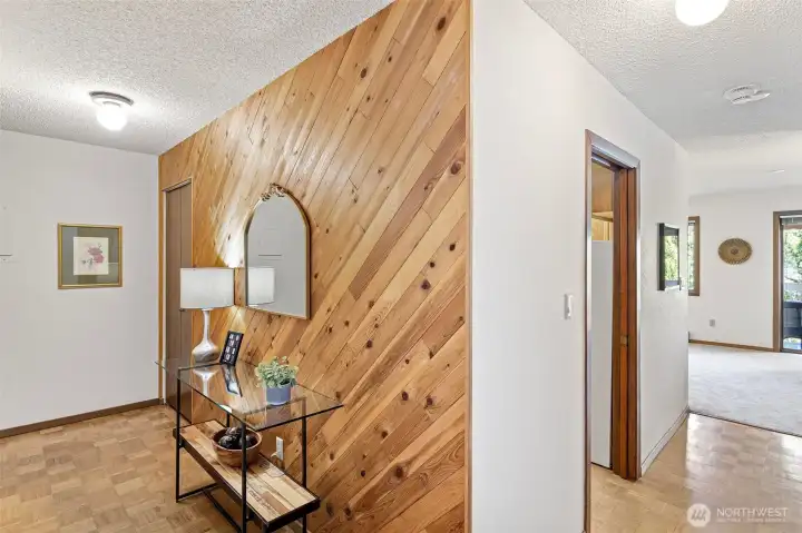 As you step inside, you’ll be greeted by beautiful woodwork and an inviting floor plan.