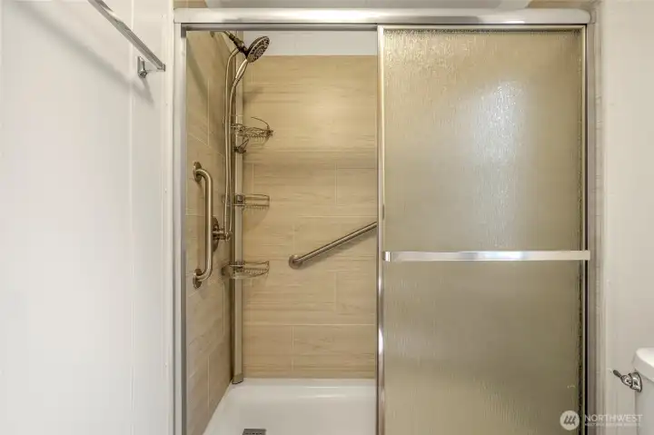 Primary walk in shower