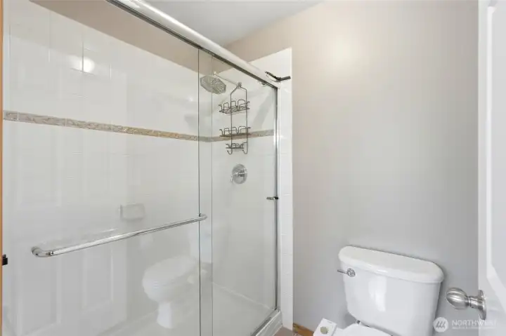 Primary shower.