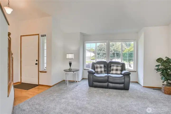 Spacious formal living room with Large window to look out front yard