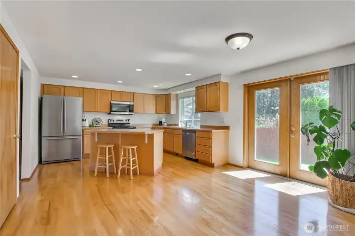 Nook and kitchen view