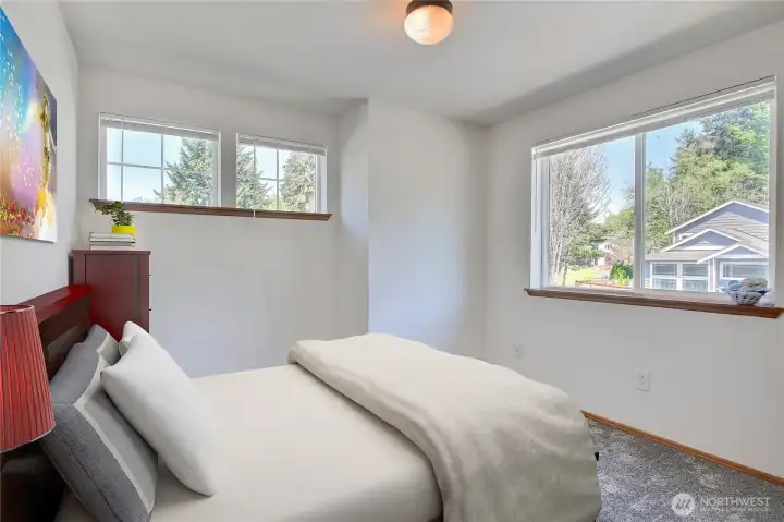 virtually staged 3rd bedroom