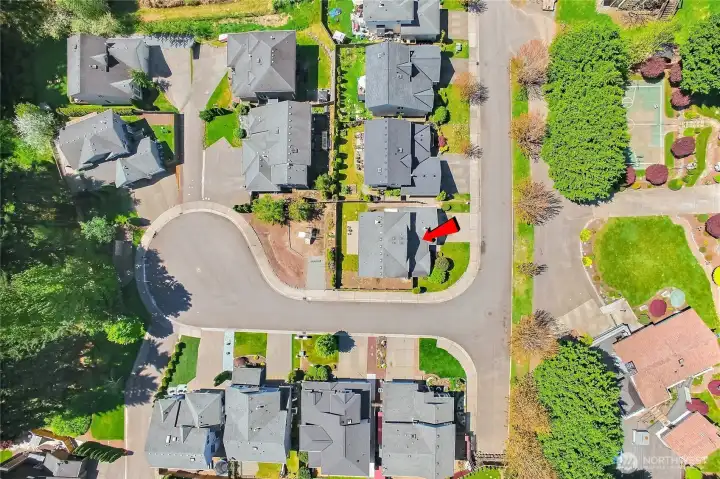 House locationed with red arrow
