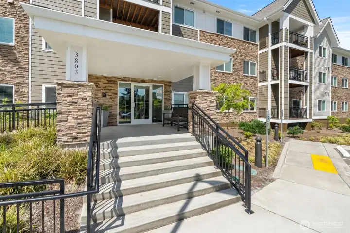 View of front entrance