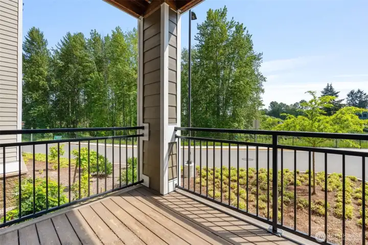Private balcony