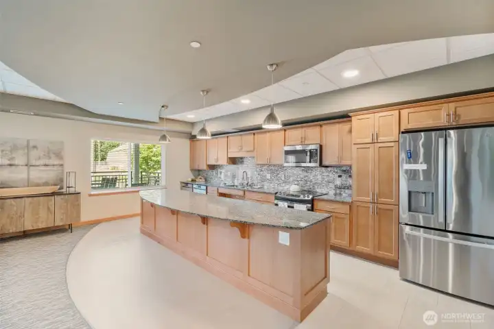 Full kitchen for common area