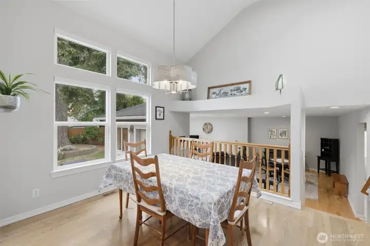 Dining/eating area off kitchen. Dining/eating area off kitchen.
