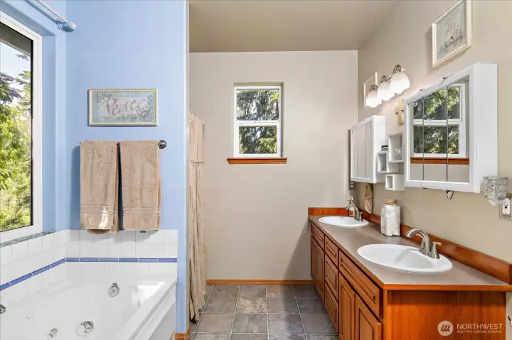 Primary bathroom Primary bathroom