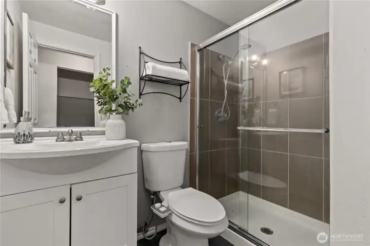3/4 Bath on the Upper level~