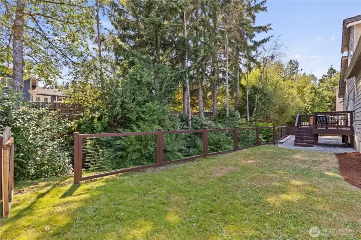 Plenty of room for yard toys and gardening~