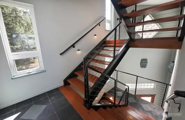 Staircase to all floors