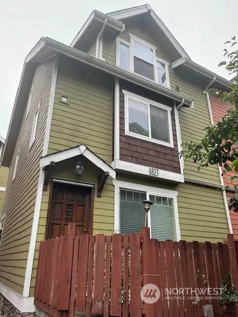 Three upper floors and one below which has the garage and separate entry.