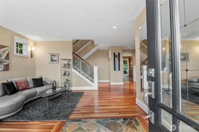 Enter the main level into exquisite timeless design.