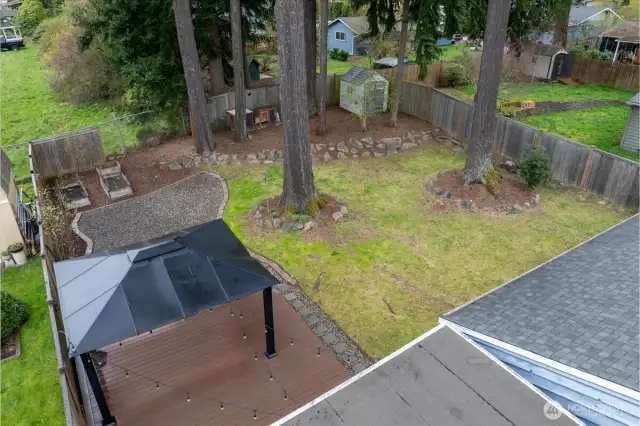 Gazebo with Trex-style patio deck.