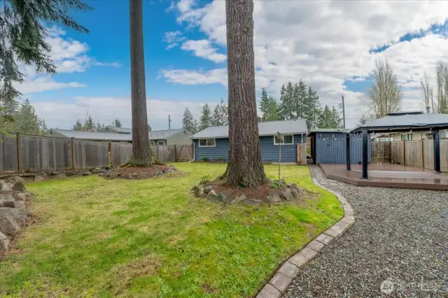 Entertainers backyard.