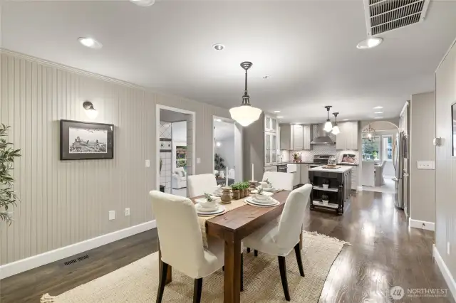 Informal dining room
