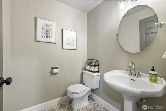 Powder room downstairs