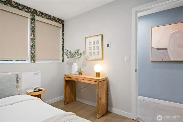 Secondary bedroom (2 of 2), located on main entry level