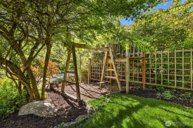 Complete with a swing set!