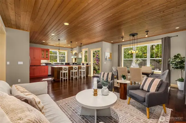 Gorgeous natural light through large windows