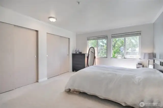 Primary has double closets