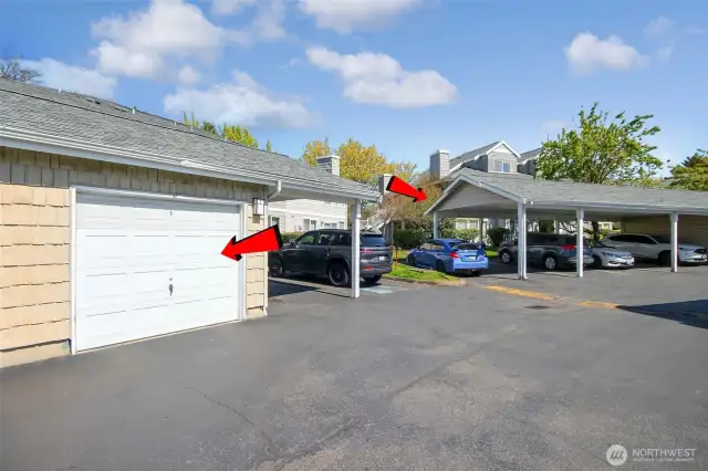 Individual one car garage unit 69