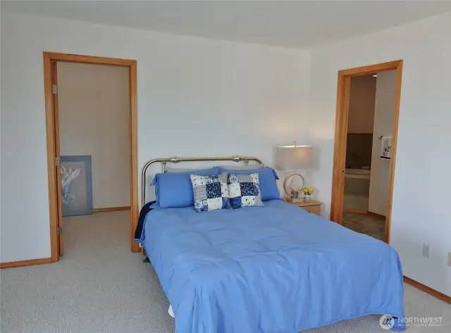 Master Bedroom w/ bath and a huge walk-in closet.