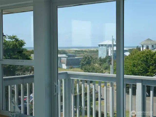 3rd-Level: Ocean Views from the Bedroom.