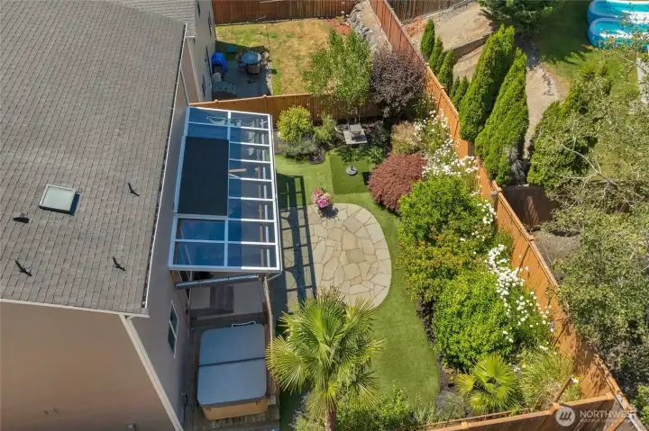 Enjoy entertaining, relaxing in the sun or soaking in the hot tub.