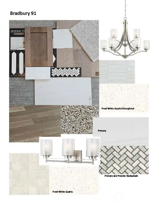 Interior surfaces & lighting.