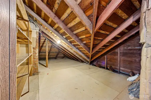 Attic storage space