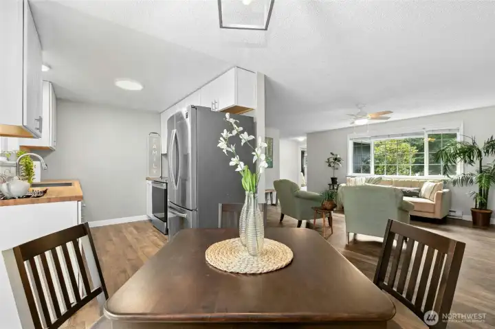 View from Dining area