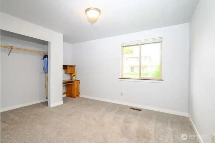 2nd bedroom with perfect desk space! Could also make a wonderful home office