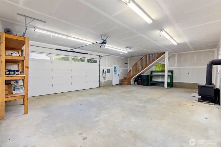 Plenty of space for hobbies, storage