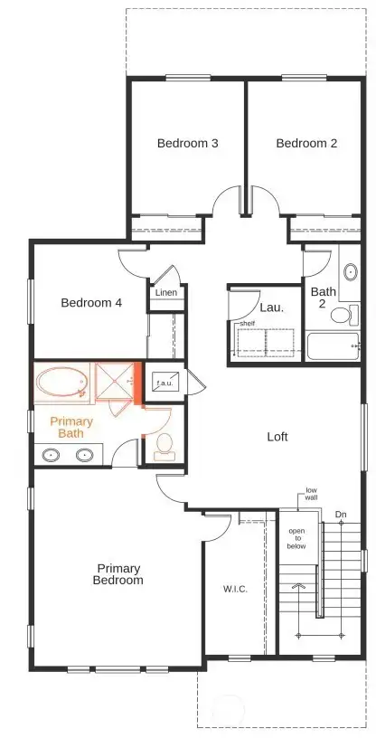 MT 417 Floorplan level 2