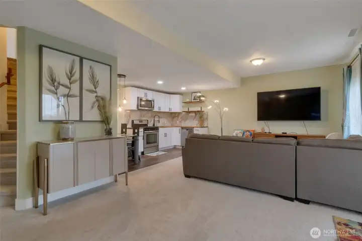 living room lower level