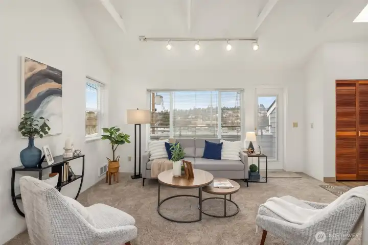 Note the convenient coat closet off the entry