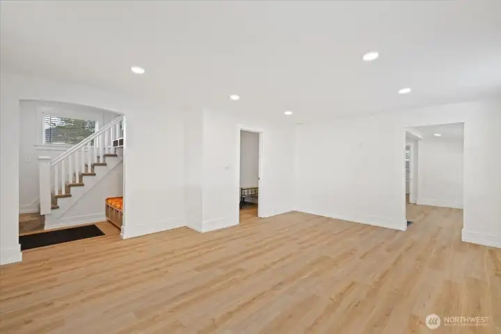 Spacious living area with ample natural light