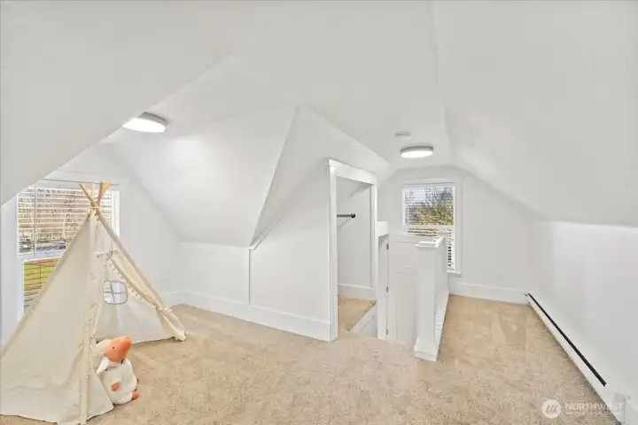 So much space in this bedroom or use as a rec room