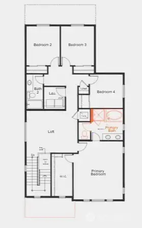 MT 411 Second Floor plan